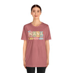 Nana Baby Blocks Tee — Personalized Grandmother Name Shirt