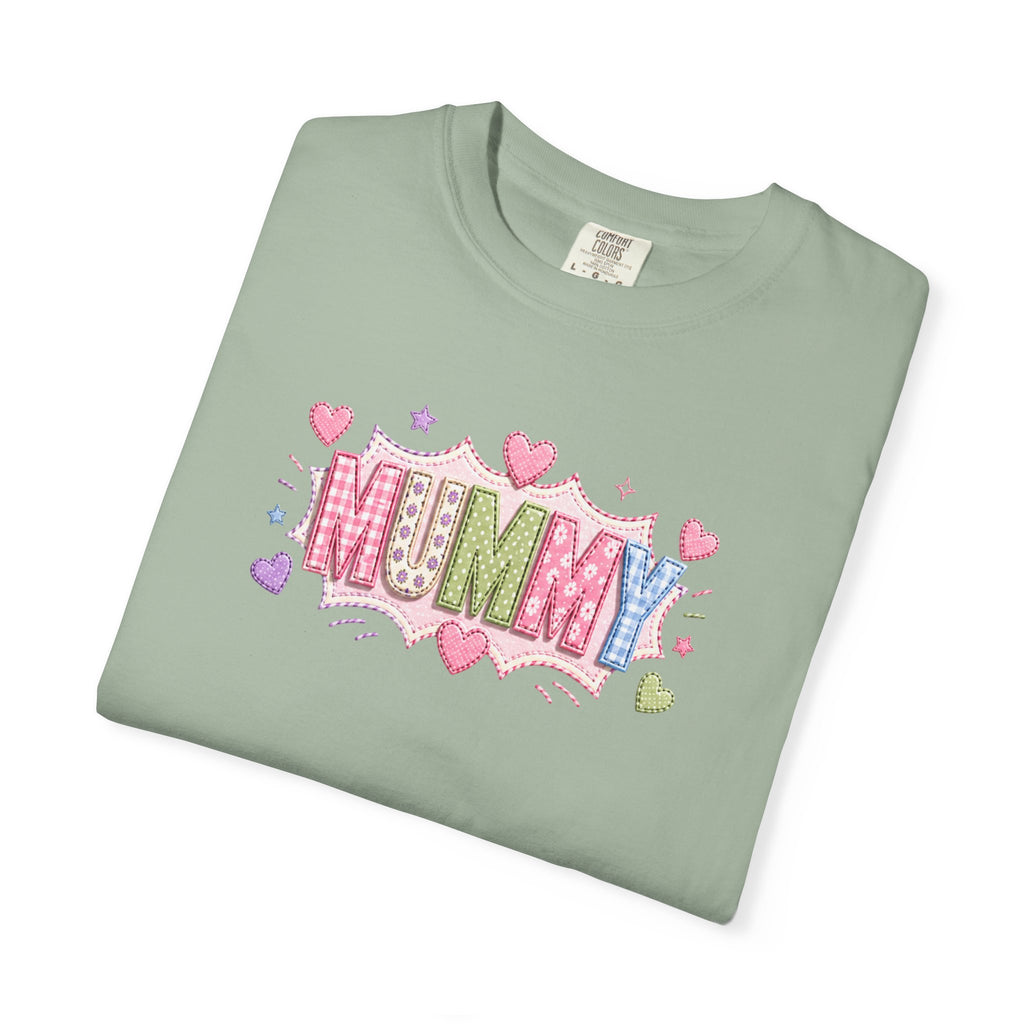 Mummy Heart Graphic T-Shirt — Cute Pastel ‘MUMMY’ Design, Mother’s Day Gift