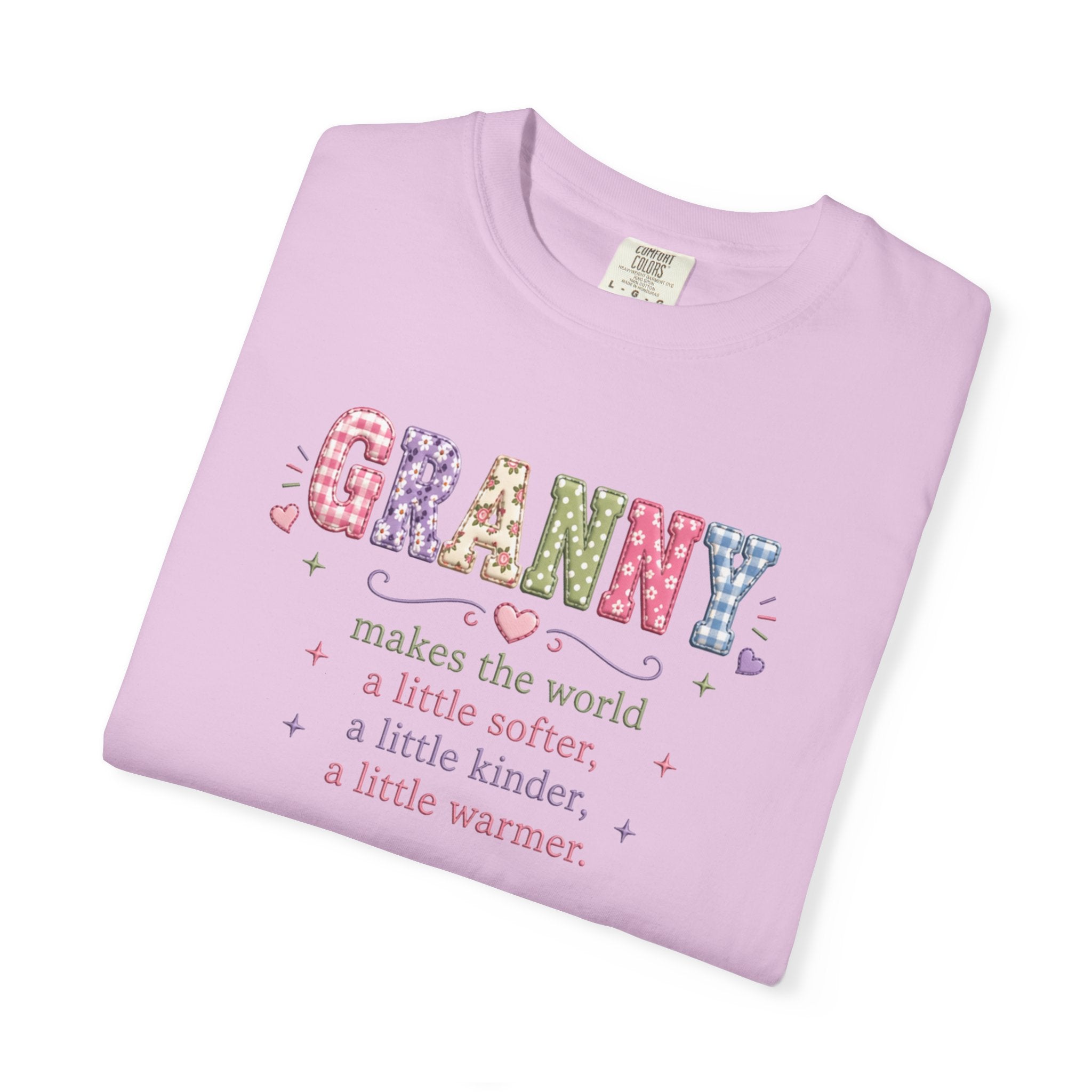 Granny Floral Graphic T-Shirt — "Granny makes the world a little softer, a little kinder, a little warmer"