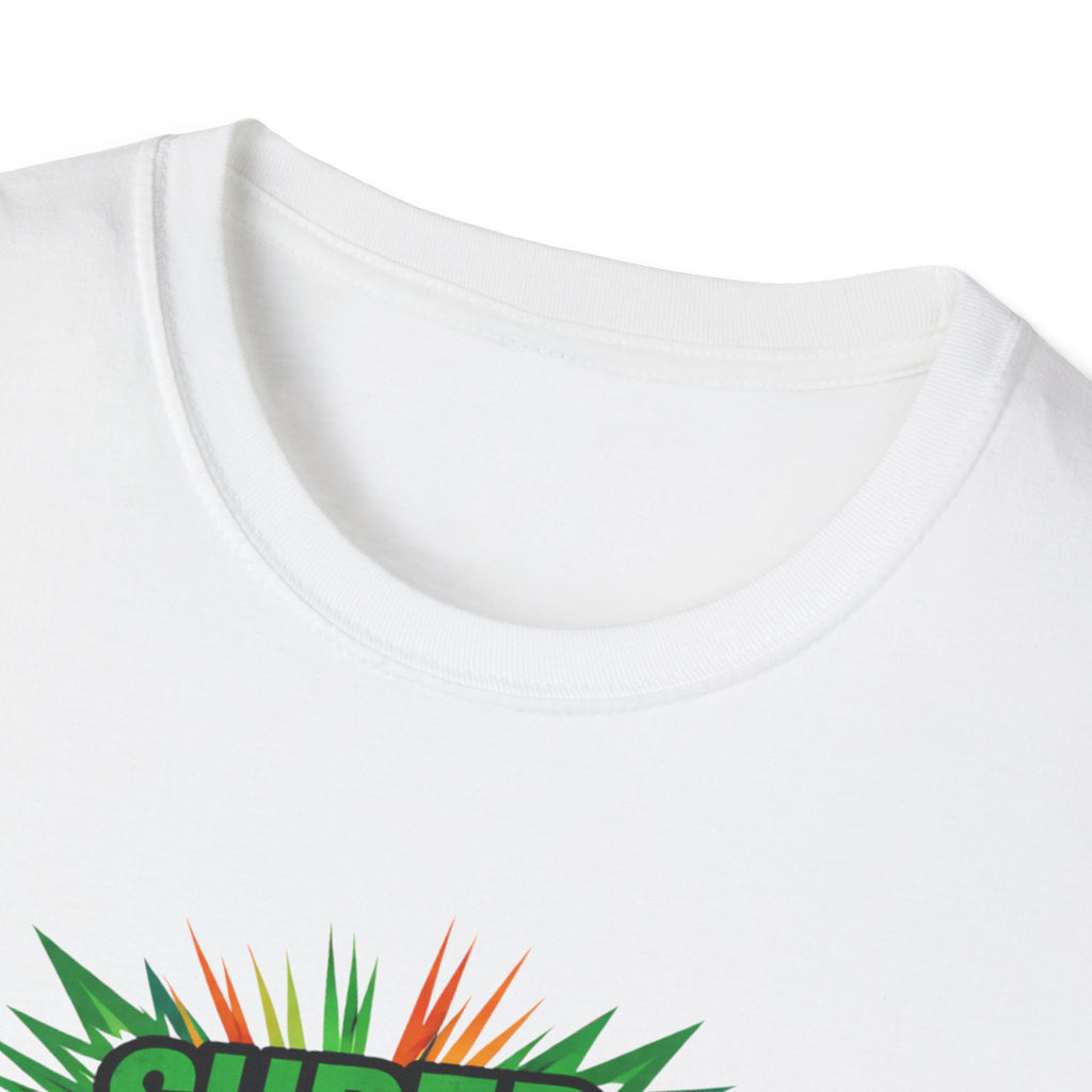 Super Grandad Ireland Flag/Irish themed T-Shirt — Retro Comic Style Gift for Grandpa (Father's Day, Birthday)