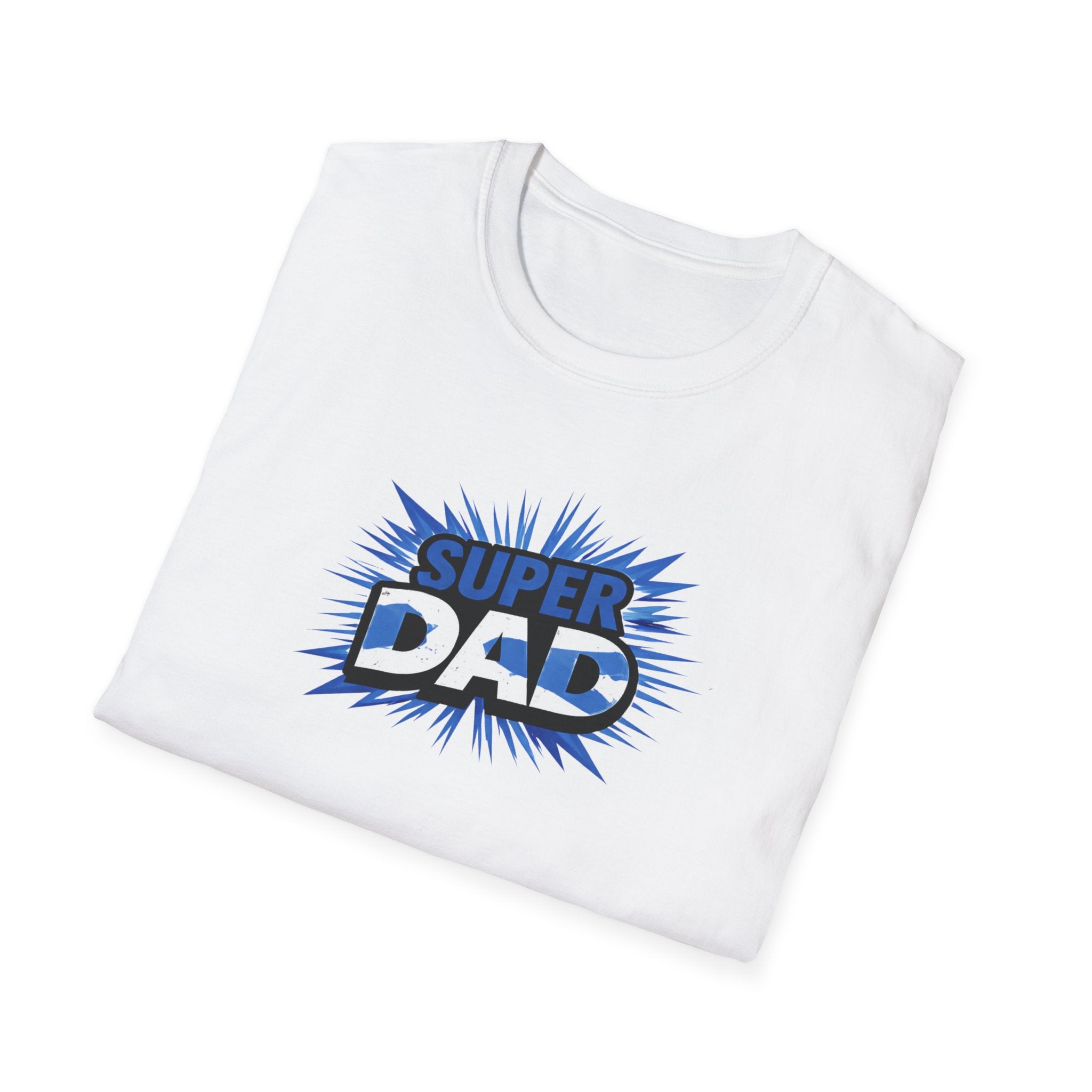 Super Dad T-Shirt — Scotland Flag themed Comic-Style Father's Day Gift