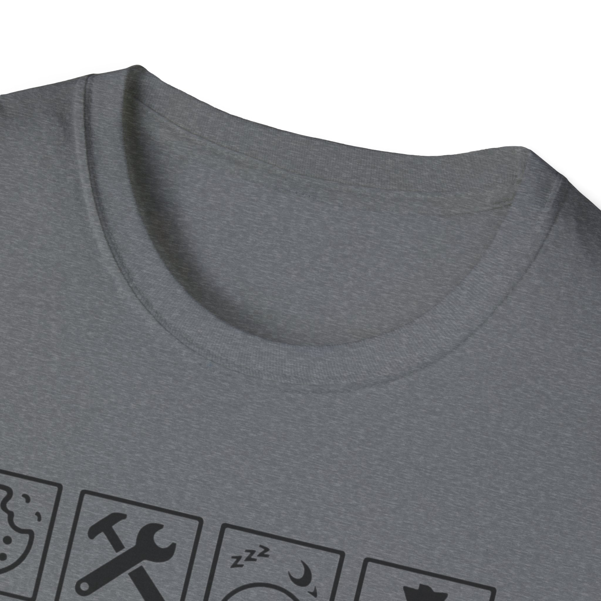 Grandpa Warning T-Shirt — "Spoils Grandkids & Hands Out Biscuits" Funny Grandpa Gift