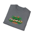 Super Grandad Ireland Flag/Irish themed T-Shirt — Retro Comic Style Gift for Grandpa (Father's Day, Birthday)