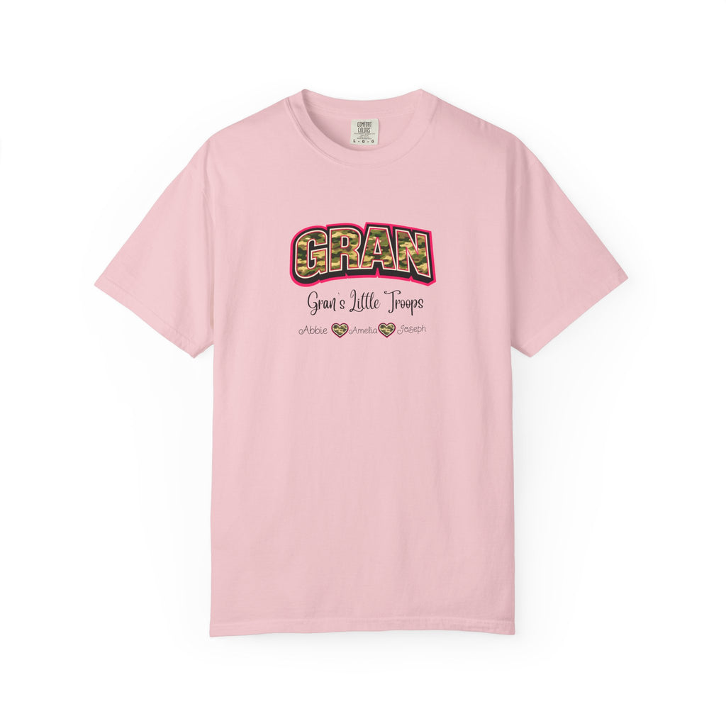 Gran Grandma T-Shirt — "Gran: Good a Little Trouble" Vintage Floral Tee