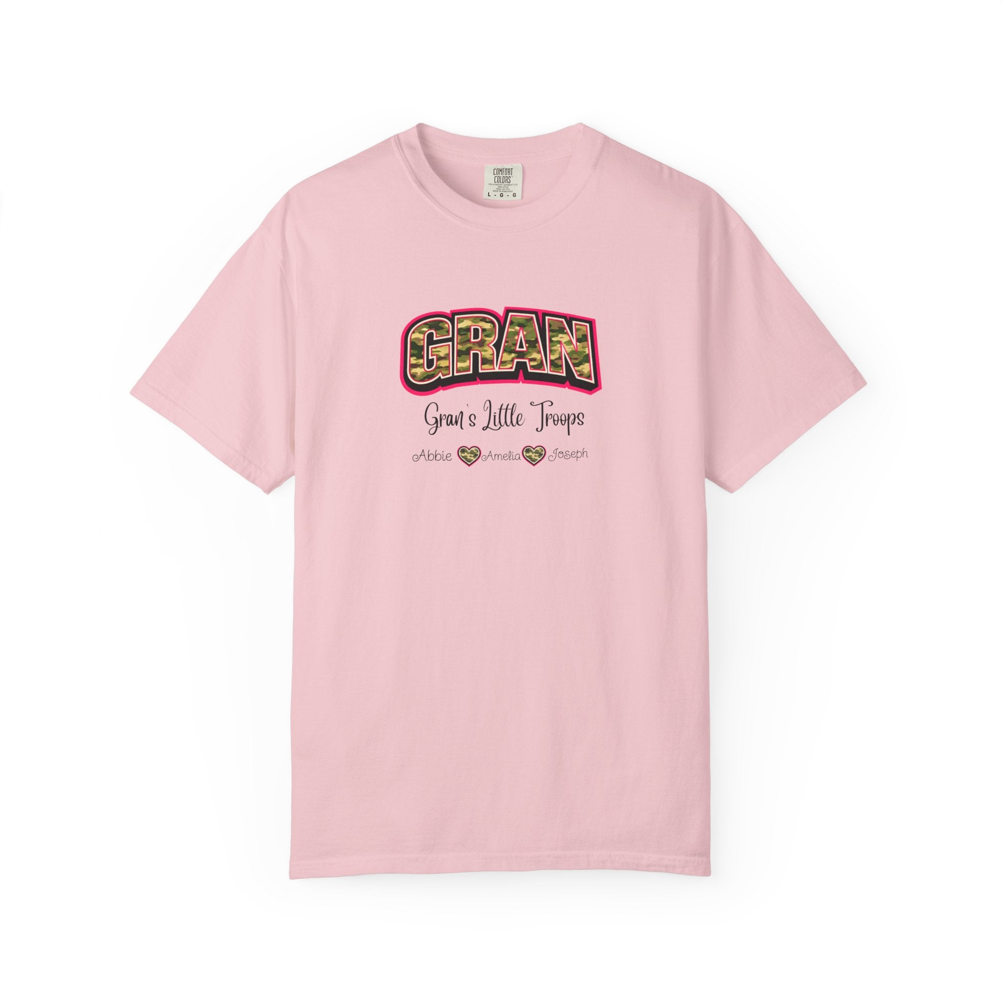 Gran Grandma T-Shirt — "Gran: Good a Little Trouble" Vintage Floral Tee