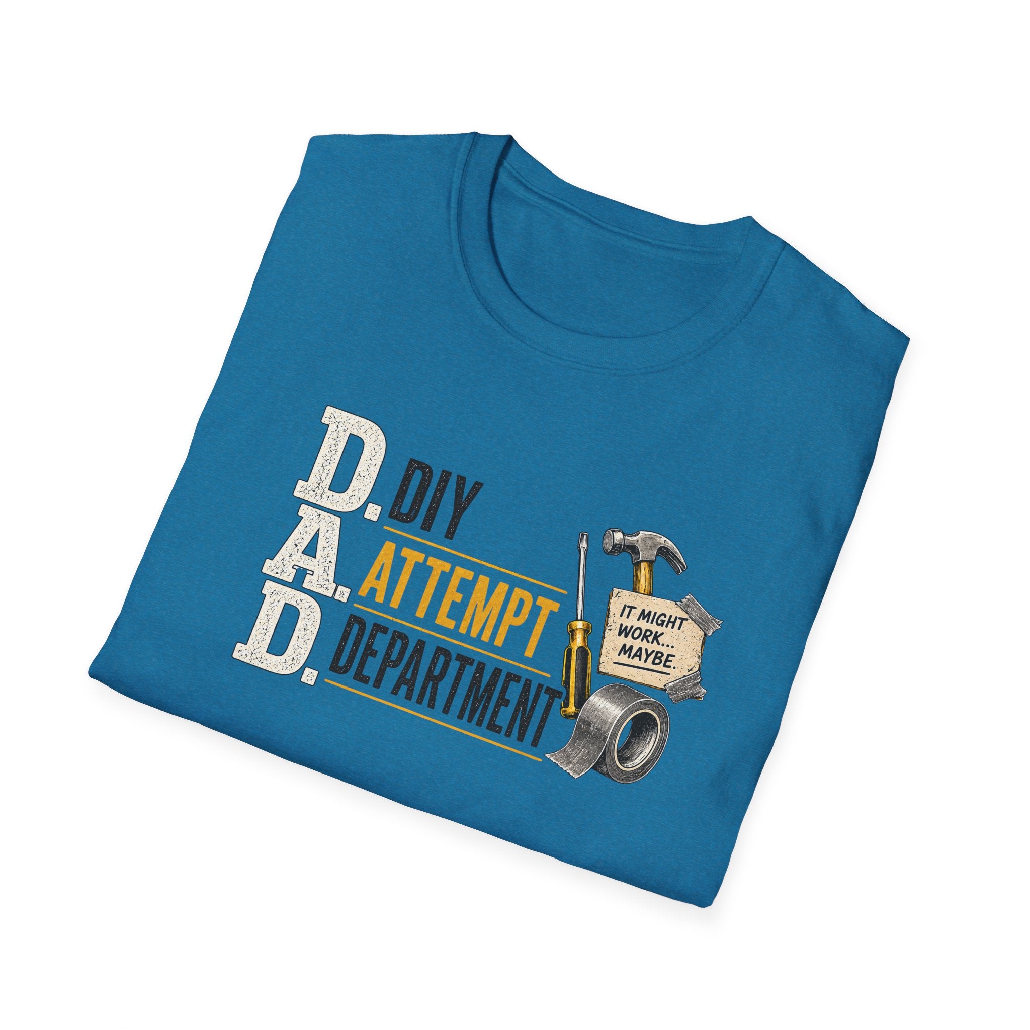 DIY Attempt Department T-Shirt — 'D.A.D. DIY Humour Tee