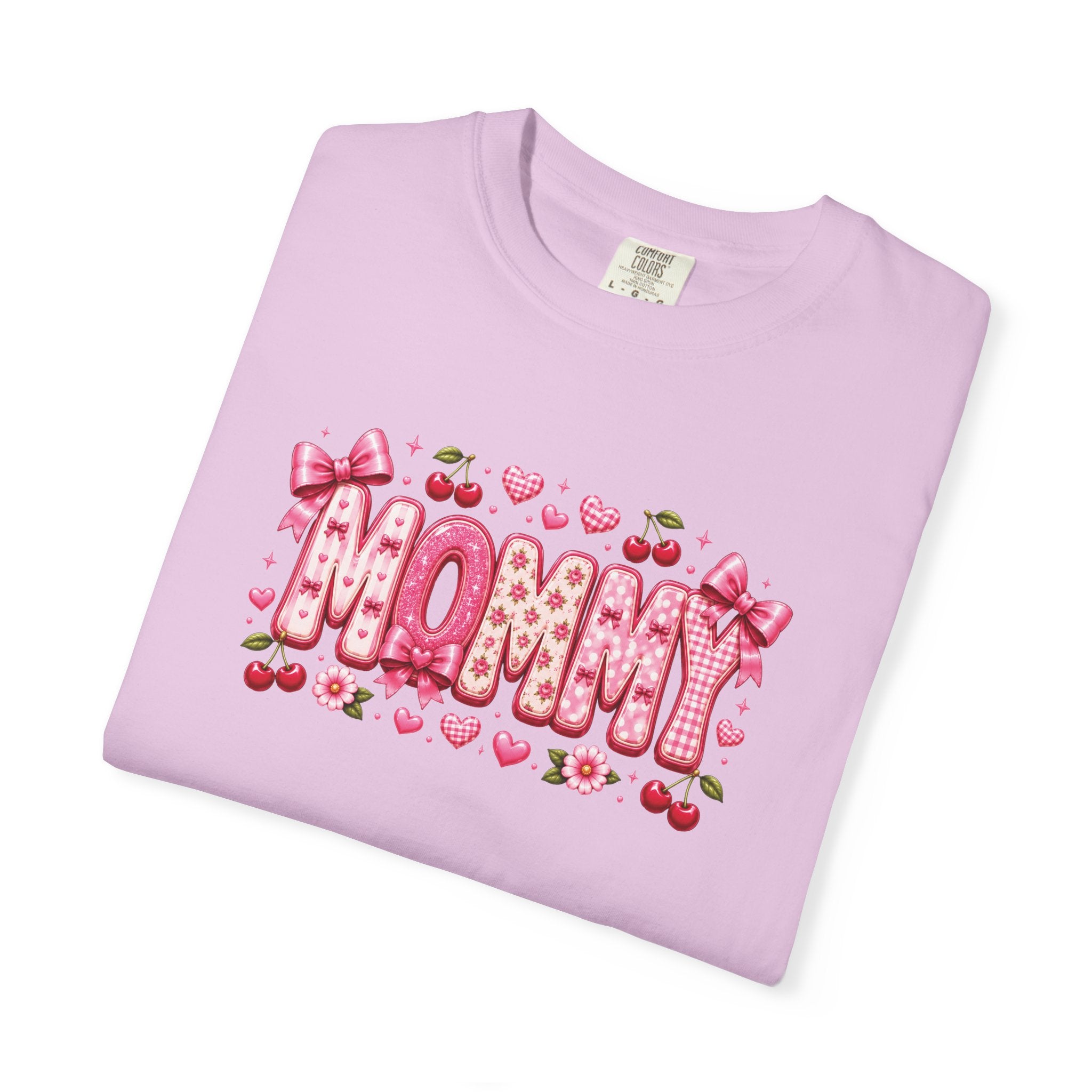 MOMMY Floral Heart T-Shirt