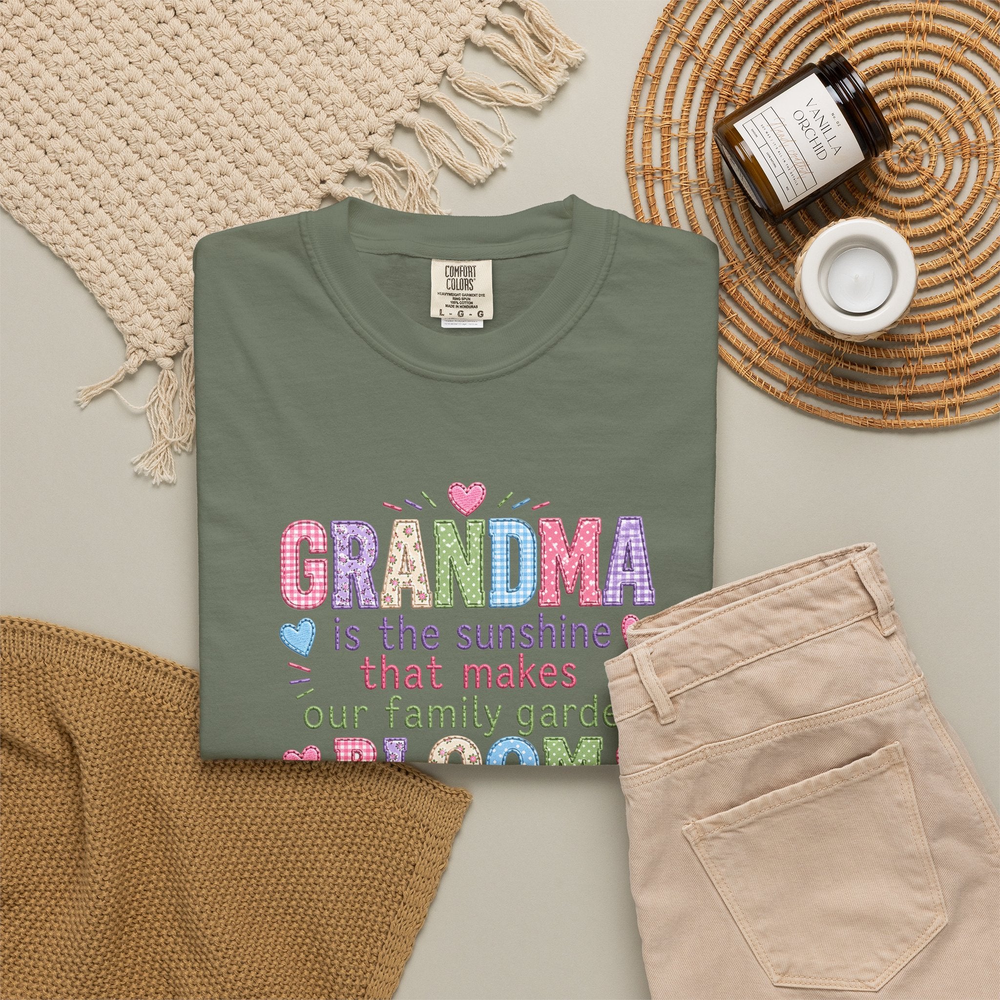 Grandma Is the Sunshine That Makes Our Family Garden Bloom T-Shirt