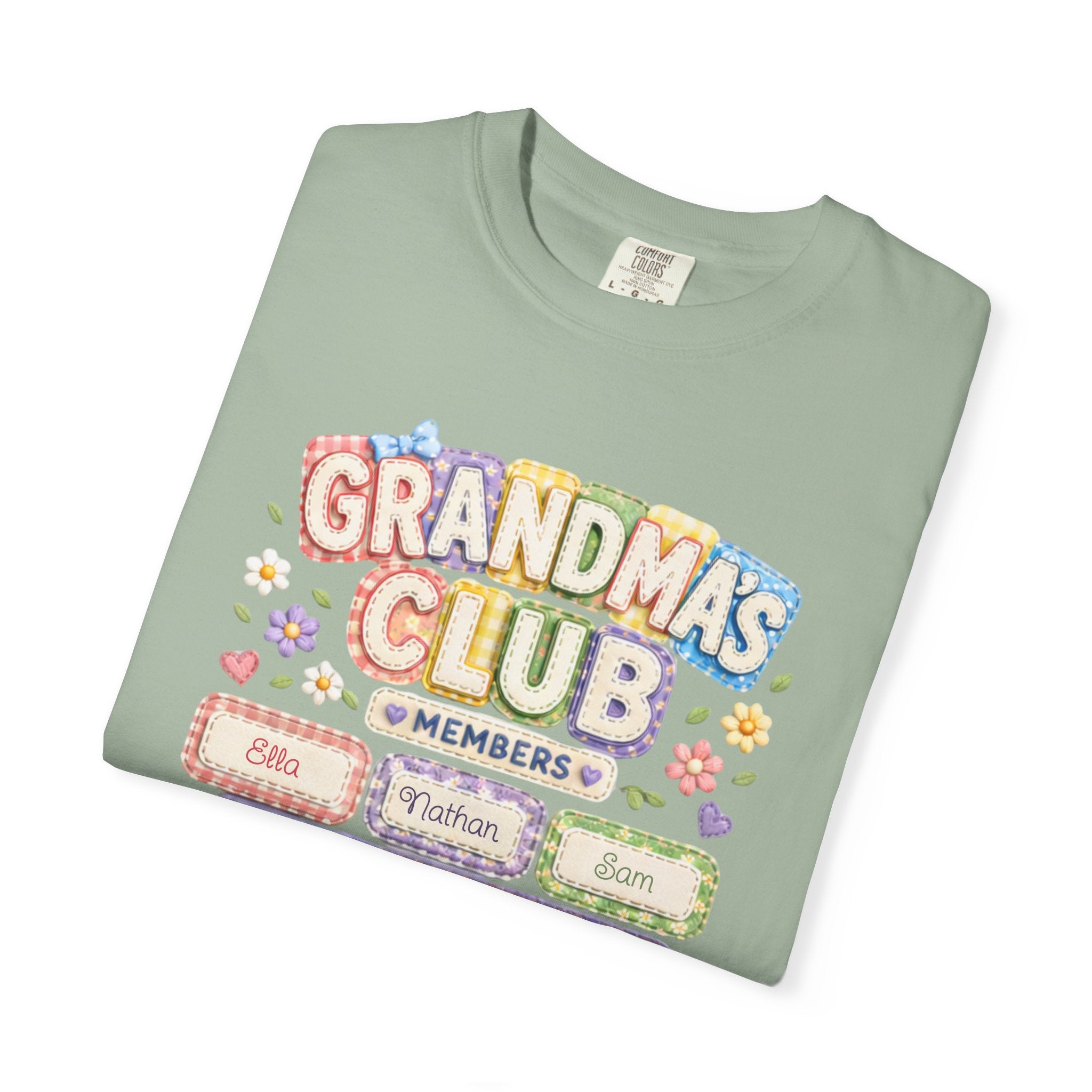 Grandmas Club T-Shirt — Grandma’s Little Loves Graphic Tee