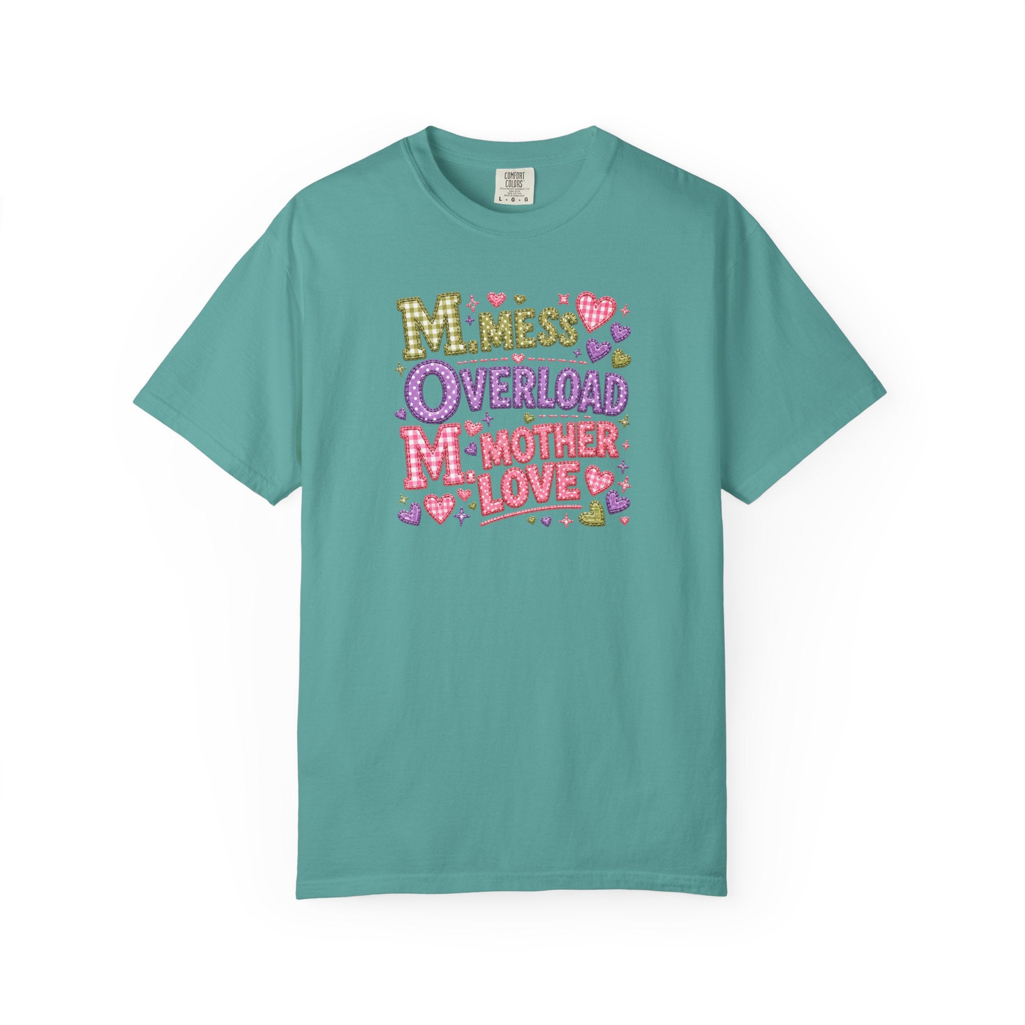 Mom Overload T-Shirt — Cute 'Mess Overload Mother Love' Mother's Day Tee