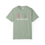 Grandma Pastel Rainbow T-Shirt — 'GRANDMA' Retro Lettering Tee