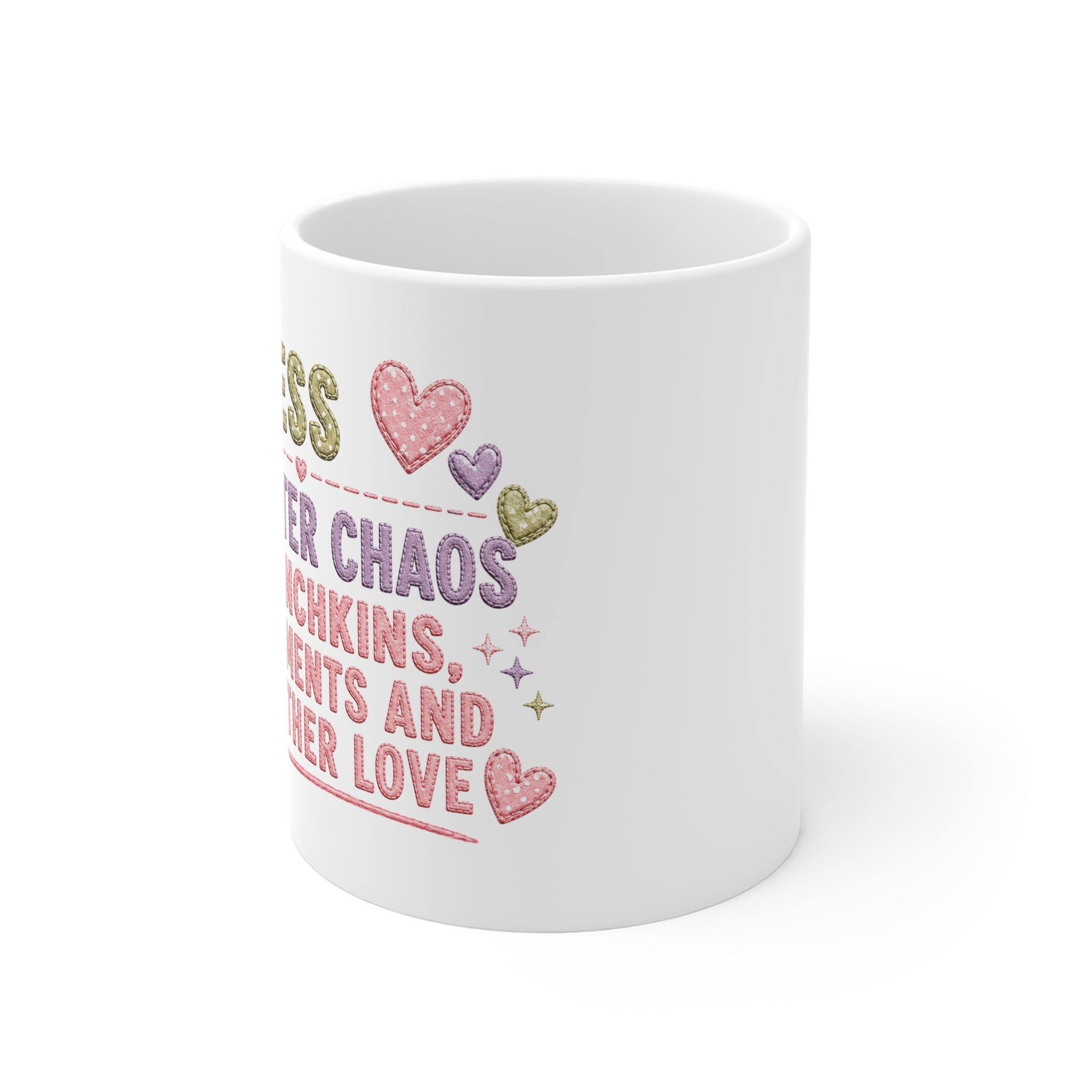 Mum Mug — 'M.U.M.' Utter Chaos, Munchkins, Moments & Mother Love Coffee Cup