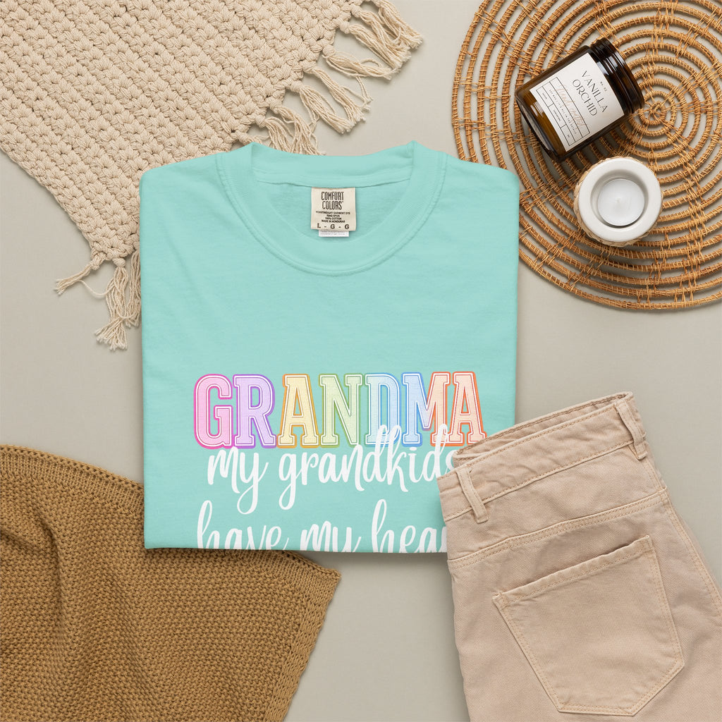 GRANDMA My Grandkids Have My Heart Tee