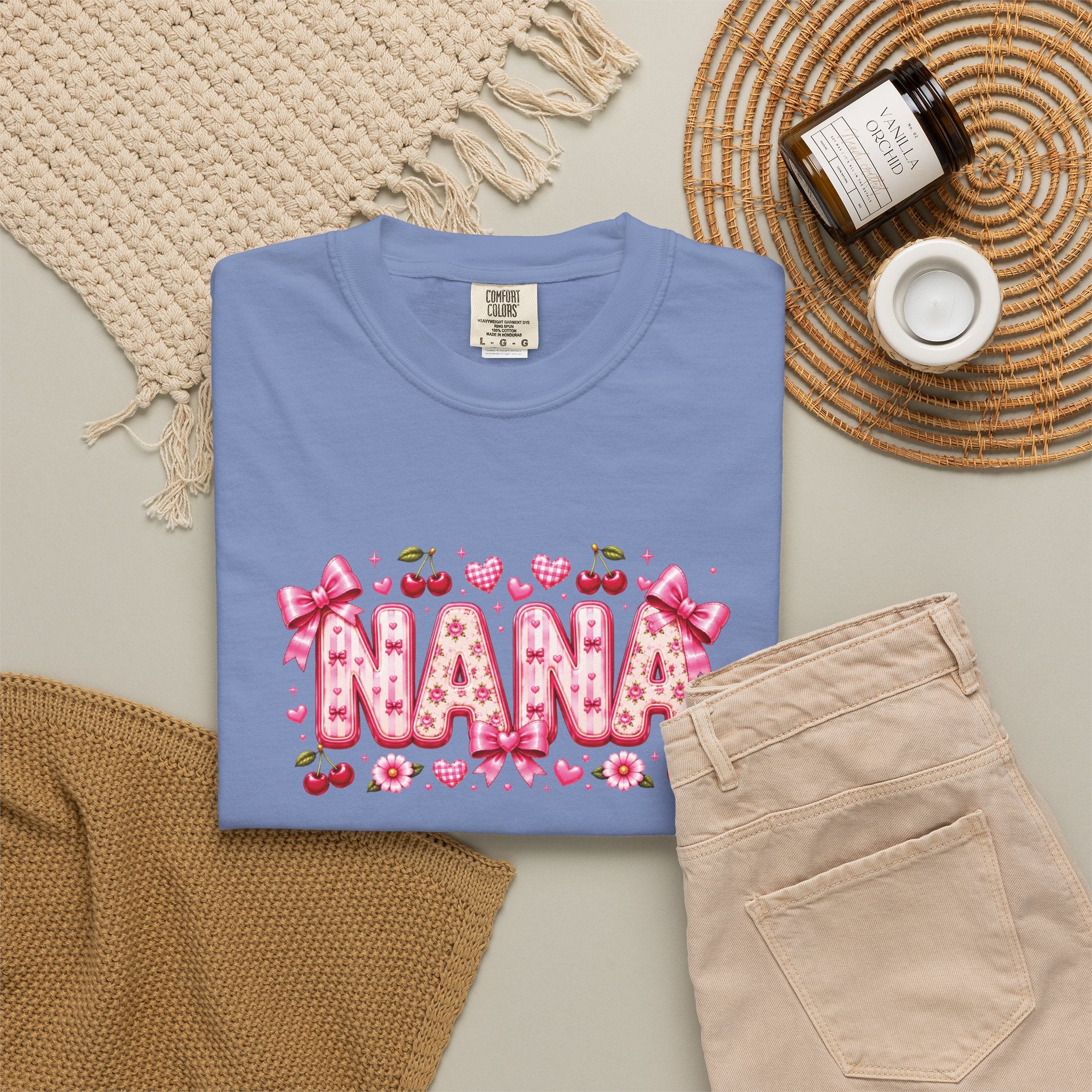 NANA Floral Heart T-Shirt
