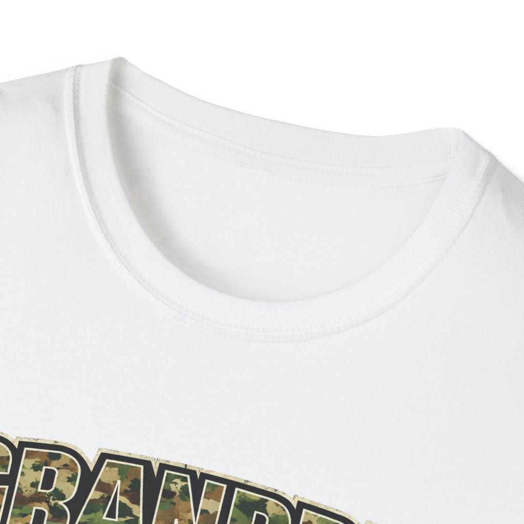 Grandpa T-Shirt – Camo 'Grandpa' Design with EST. 2026 – New Grandpa Gift