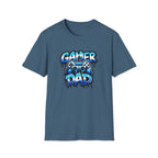 Gamer Dad T-Shirt — Blue Controller T-shirt