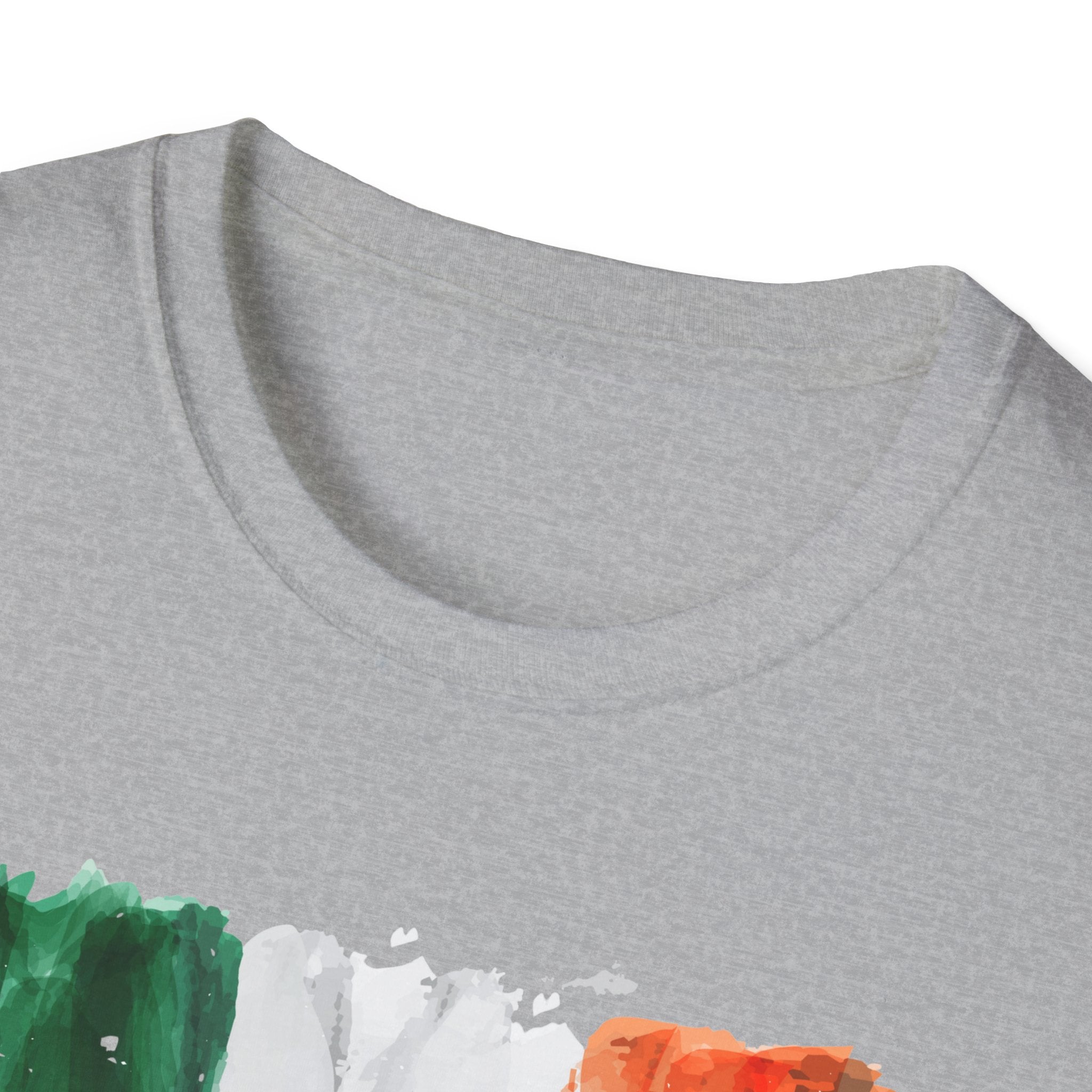 Made in Ireland T-Shirt — Watercolor Irish Flag Tee