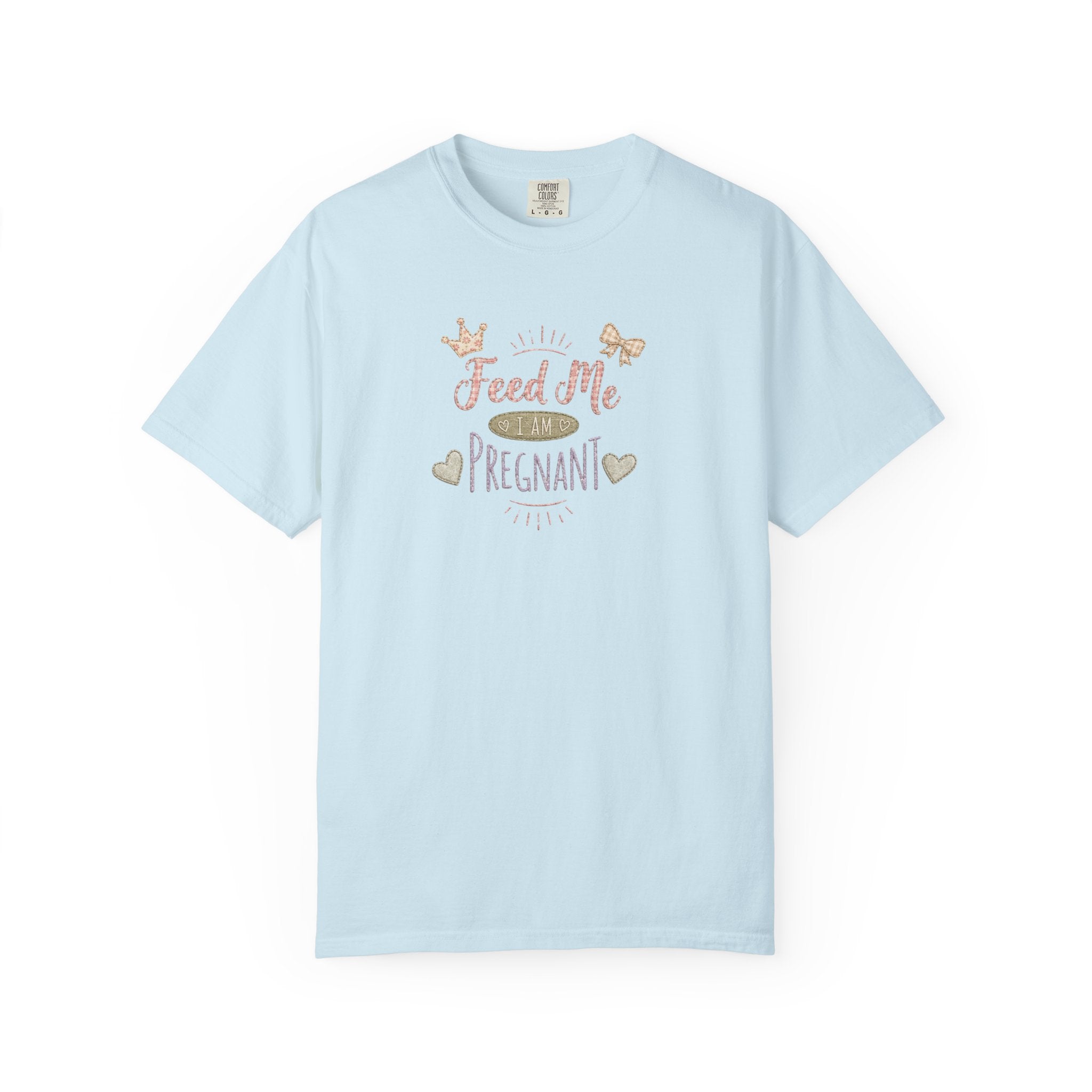 Pregnant 'Feed Me' Tee — Maternity Pregnancy Humor T-Shirt