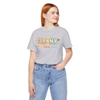 Granny Retro Nameplate T‑Shirt — Personalized Grandma Tee