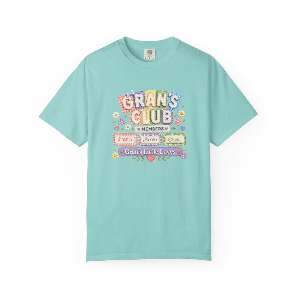 Grans Club T-Shirt – Personalized ‘Grans Club’ Family Names Tee