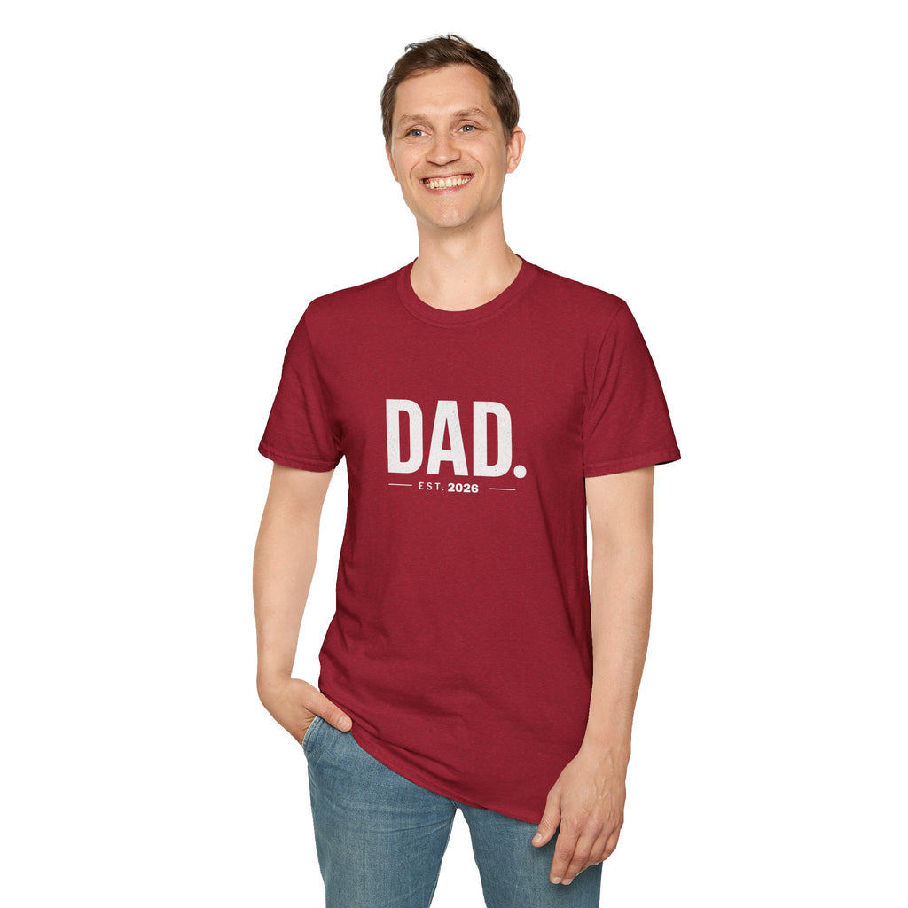 Dad Est. 2026 T-Shirt — New Father Gift, Father’s Day Tee
