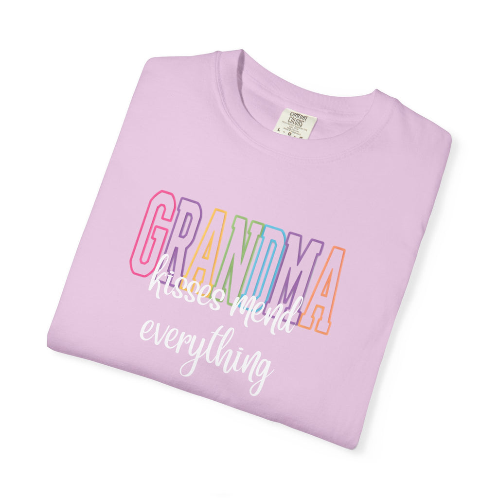 Grandma Kisses Mend Everything T-Shirt — Soft Pastel Mother's Day Gift
