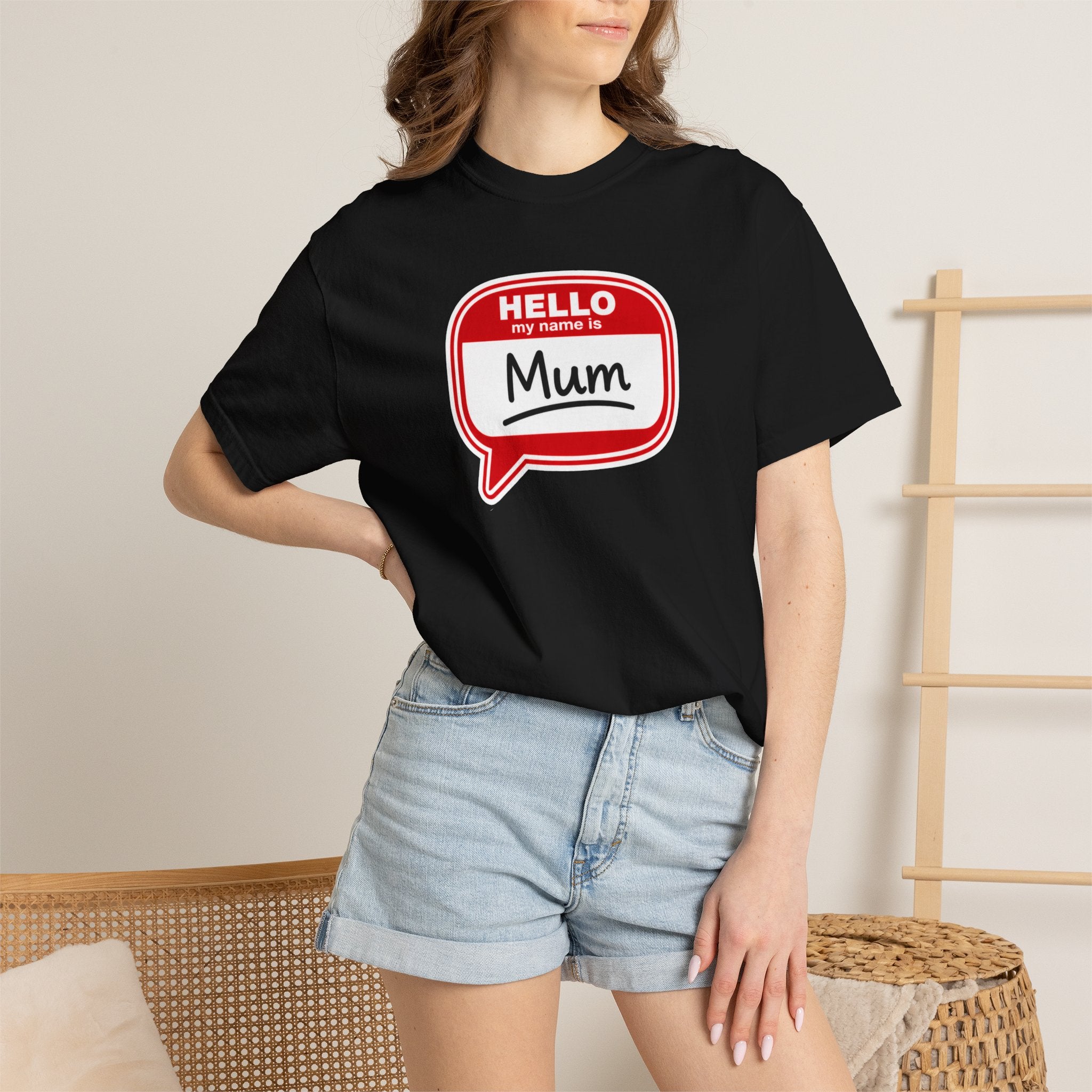 Hello My Name Is Mum T-Shirt