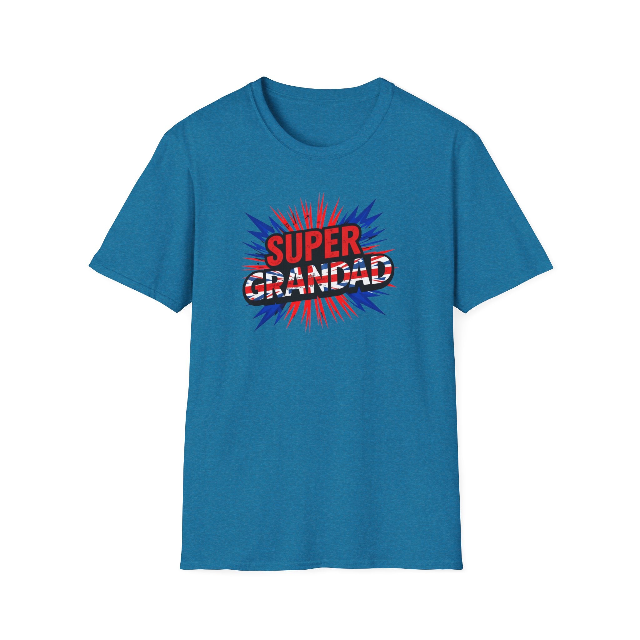 Super Grandad Union Jack/England themed Comic-Style T-Shirt