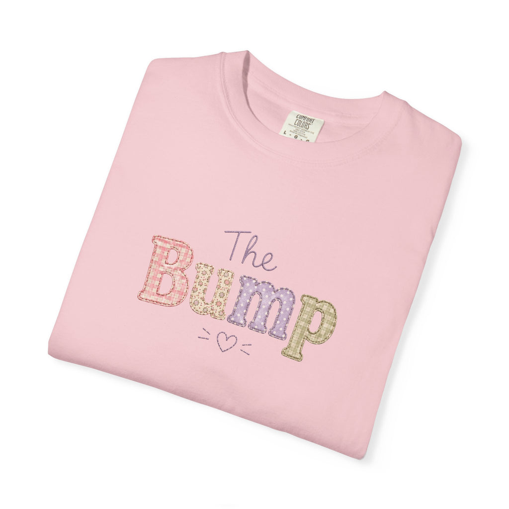 Maternity T-Shirt — 'The Bump' Pastel Vintage Graphic Tee