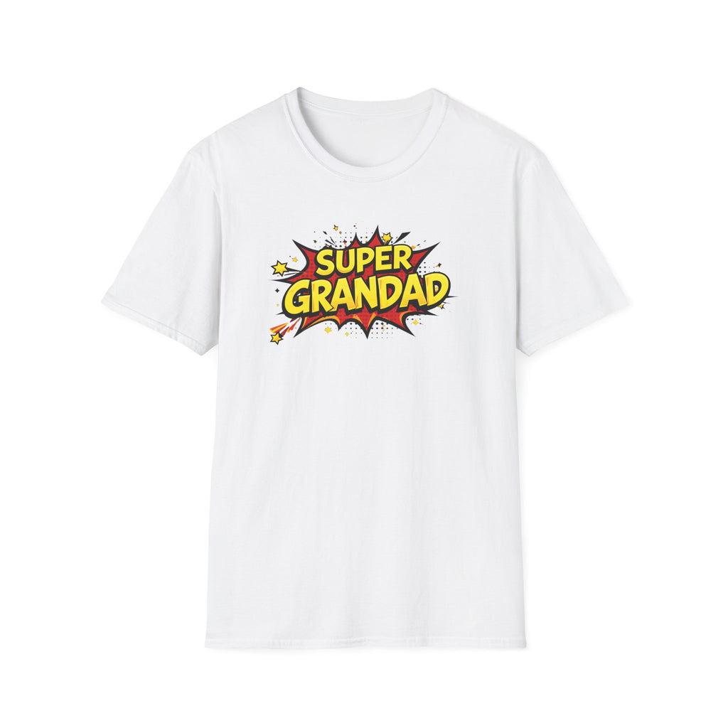 Super Grandad Comic-Style T-Shirt — Father’s Day Gift for Grandpa
