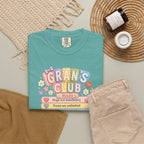 Grans Club Rules T-Shirt — Cute Floral Grandma Shirt, Funny Grandmother Gift for Mother's Day