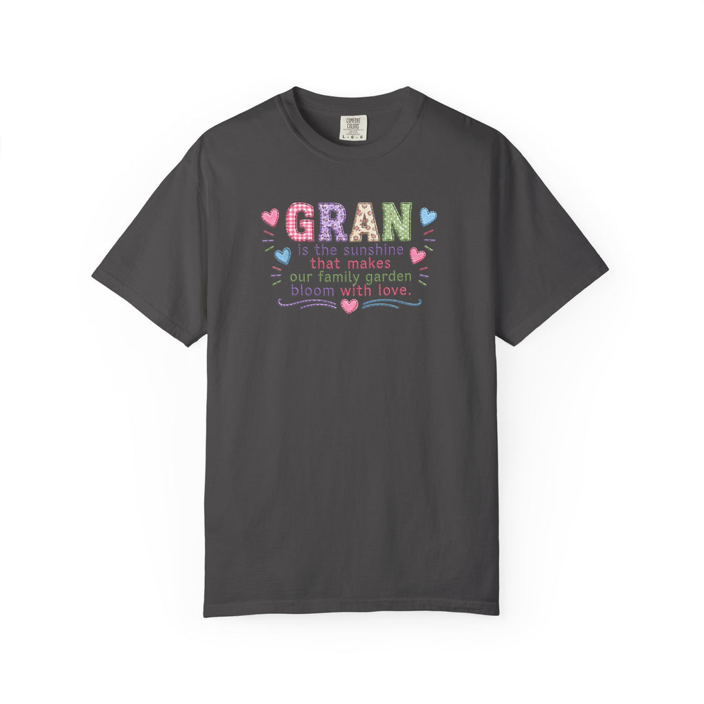 Grandma Floral T-Shirt — "GRAN is the sunshine that makes our family garden bloom with love"