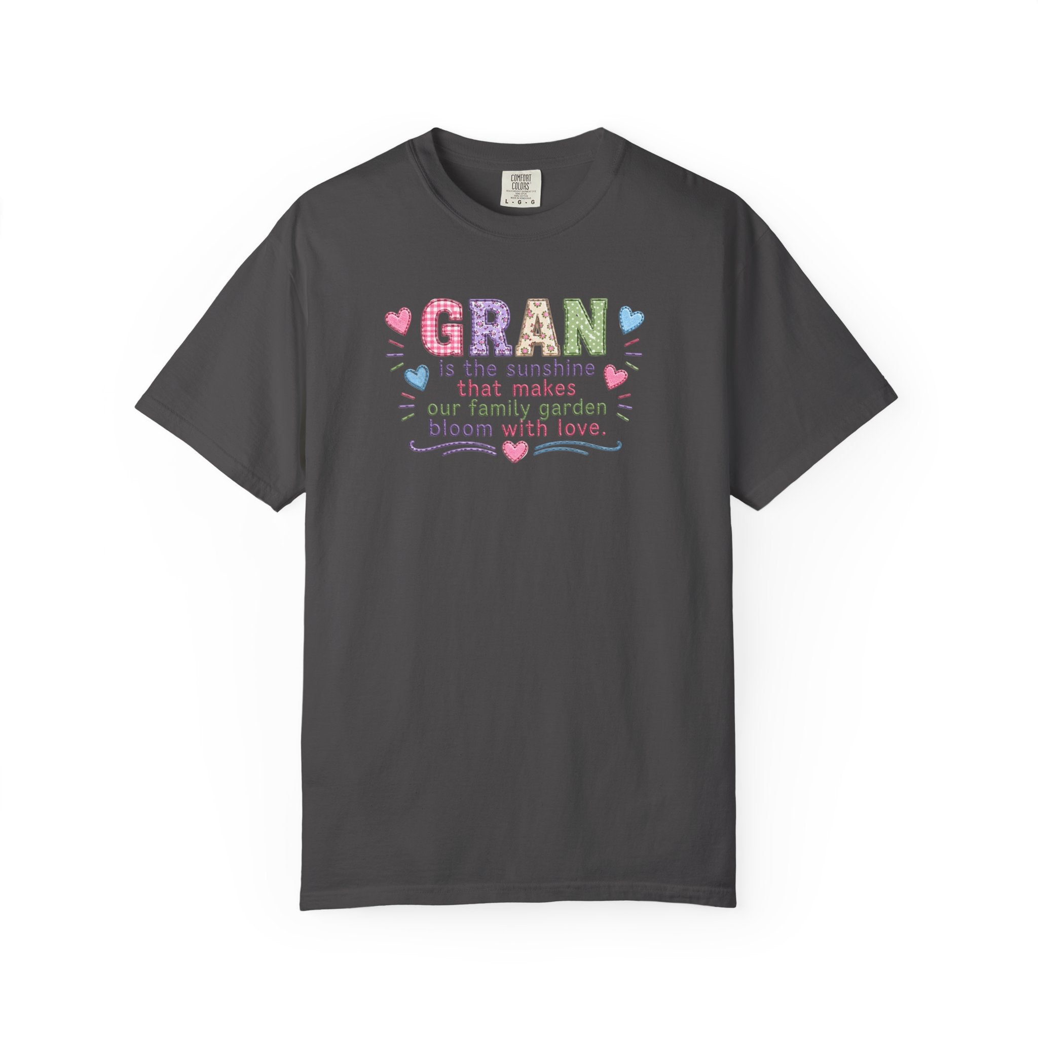 Grandma Floral T-Shirt — "GRAN is the sunshine that makes our family garden bloom with love"