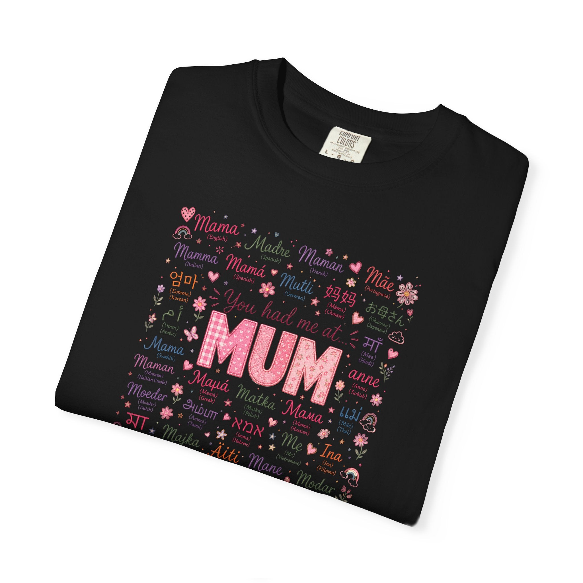 Mum Heartbeat T-Shirt — 'You Had Me at MUM' Floral Mother's Day Tee