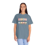 Grandma Loves Her Crew T-Shirt – Cute Pastel Grandma Family Tee