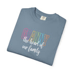 Grandma T-Shirt — "Grandma the Heart of Our Family" Pastel Comfort Tee