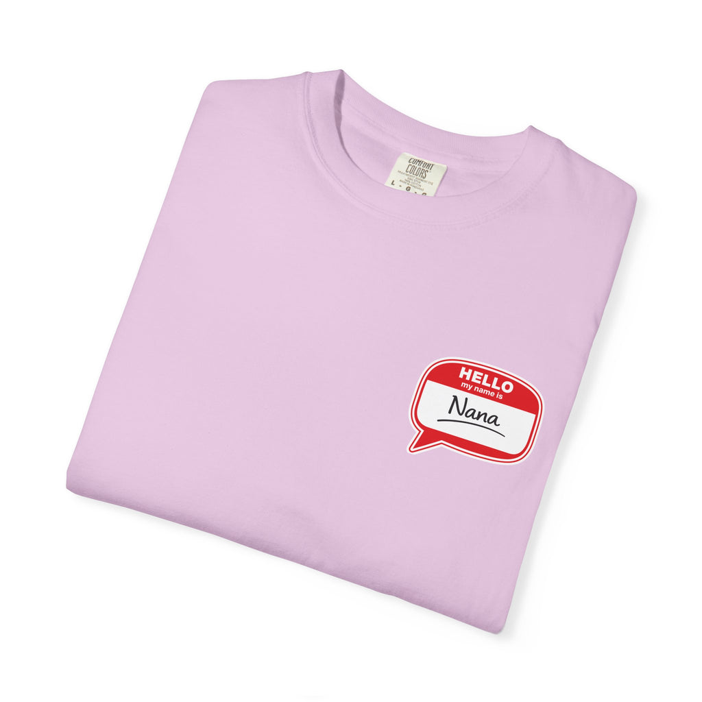 Nana Name Badge T-Shirt