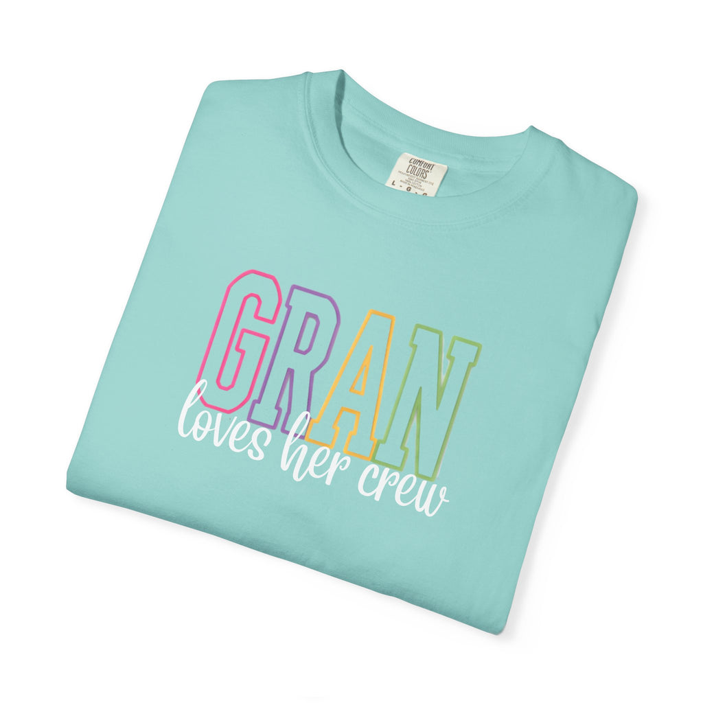 T-Shirt — "Gran Loves Her Crew" Pastel Grandma Tee