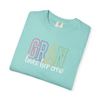 T-Shirt — "Gran Loves Her Crew" Pastel Grandma Tee