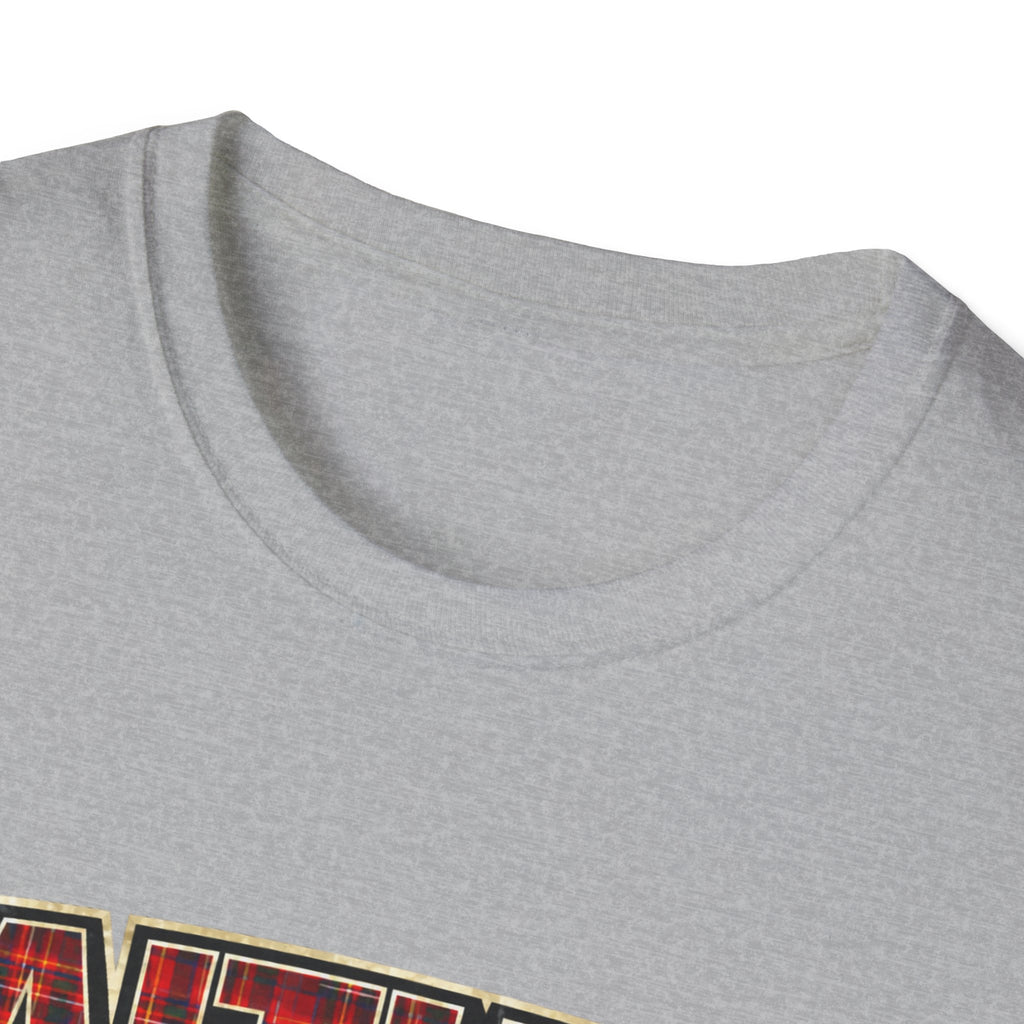 FAITHER Tartan Est- Personalised T-Shirt