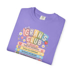 Grans Club Rules T-Shirt — Cute Floral Grandma Shirt, Funny Grandmother Gift for Mother's Day
