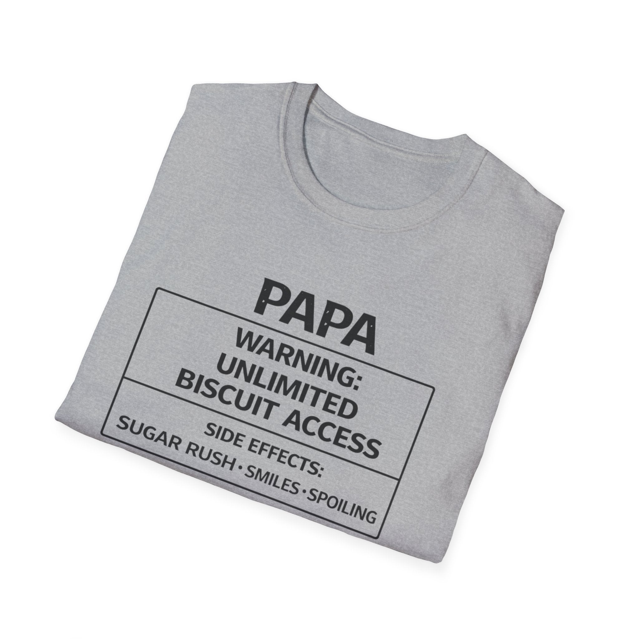 Papa Warning: Unlimited Biscuit Access T-Shirt