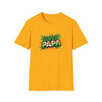 Super Papa Ireland Flag/Irish themed T-Shirt – Comic-Style Father’s Day Tee