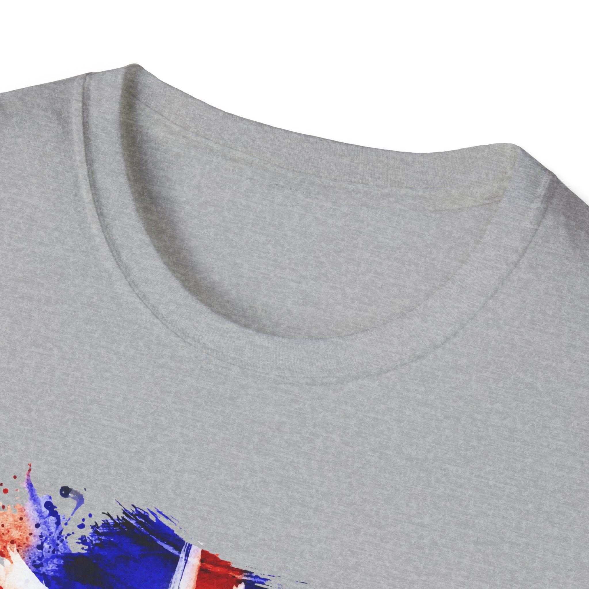 Union Jack Paint Brush UK Flag T-Shirt — British Pride Graphic Tee