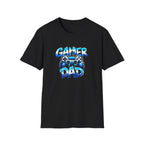 Gamer Dad T-Shirt — Blue Controller T-shirt