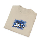Super Dad T-Shirt — Scotland Flag themed Comic-Style Father's Day Gift