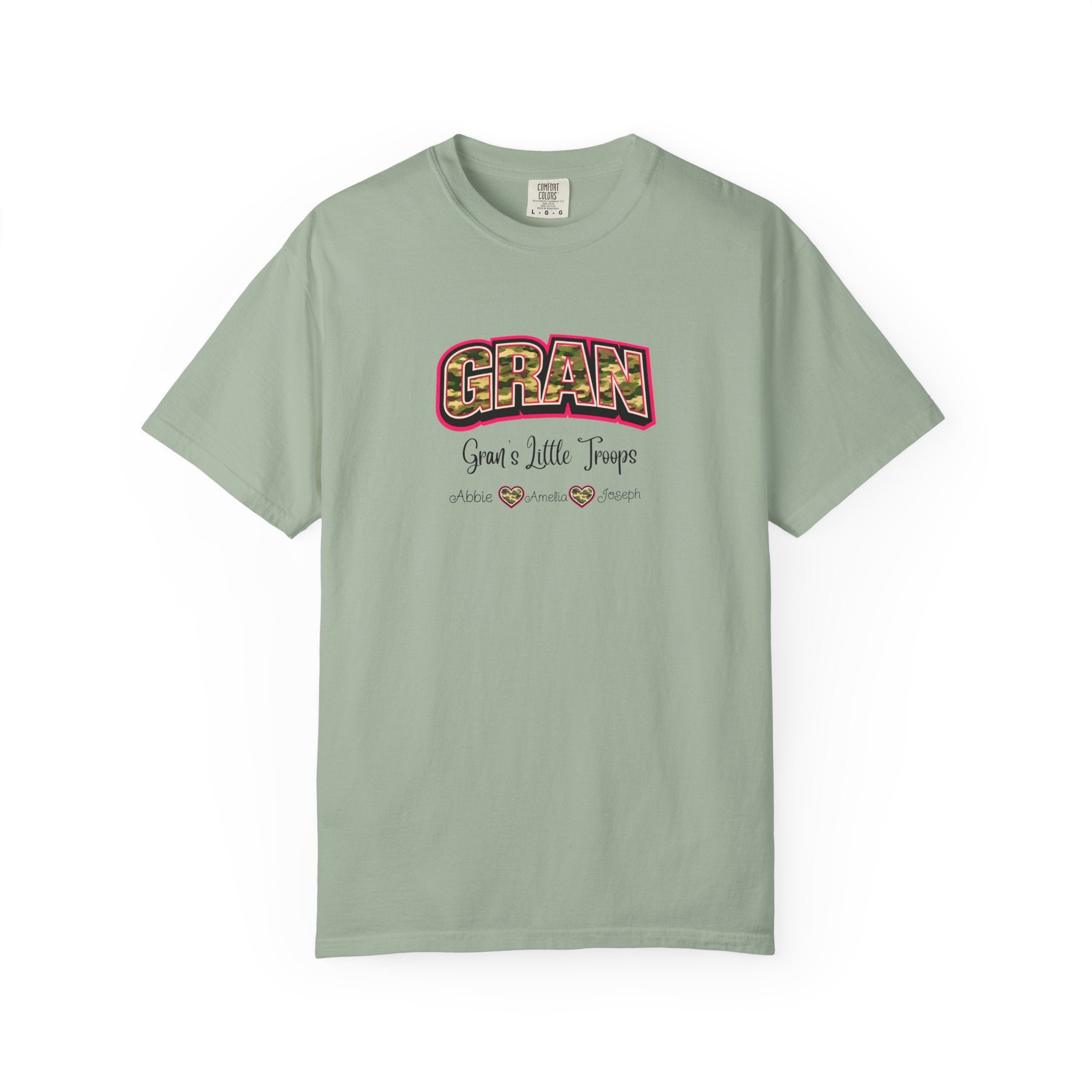 Gran Grandma T-Shirt — "Gran: Good a Little Trouble" Vintage Floral Tee