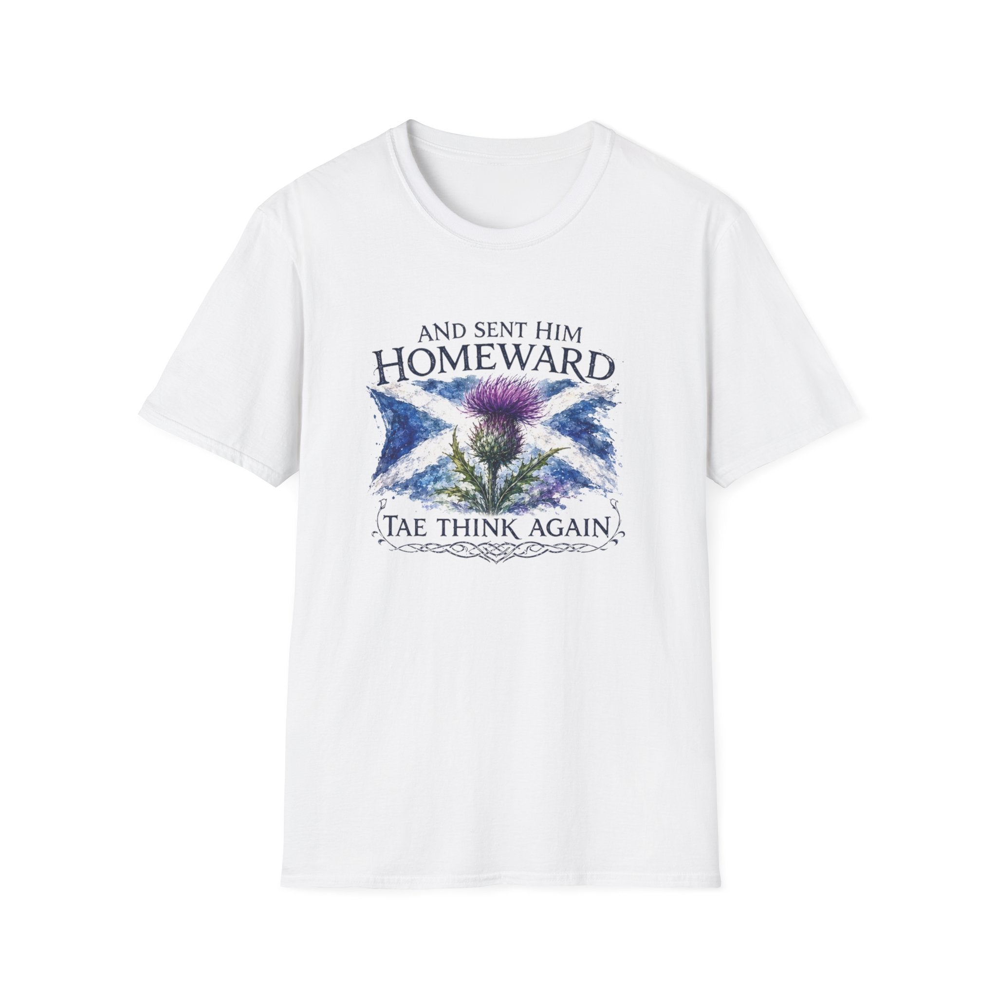 And Sent Him Homeward Scotland Flag Tee
