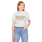 Granny Retro Nameplate T‑Shirt — Personalized Grandma Tee