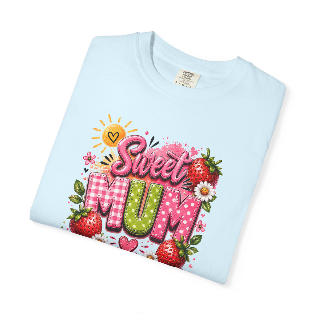 Sweet Mum T-Shirt — Floral Strawberry Mother's Day Tee